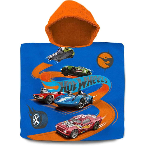 Poncho de Algodón Hot Wheels Race