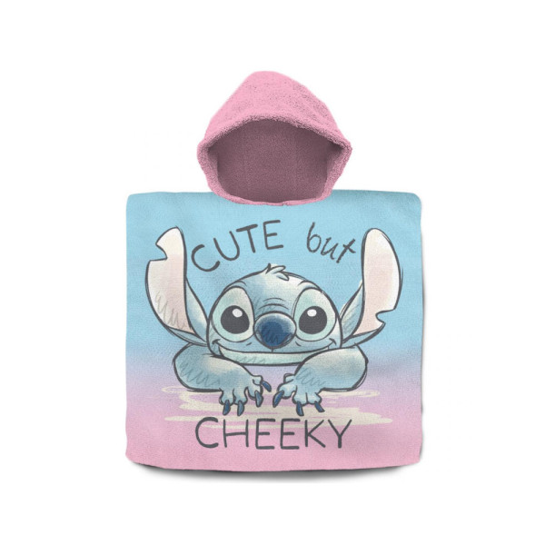 Poncho de Algodón Stitch Cute But Cheeky