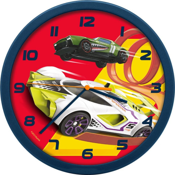 Reloj de Pared Hot Wheels 25 CM