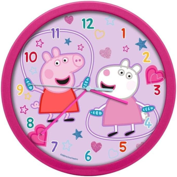Reloj de Pared Peppa Pig Rope 25 CM