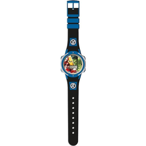 Reloj de Pulsera Avengers Azul Digital Junior