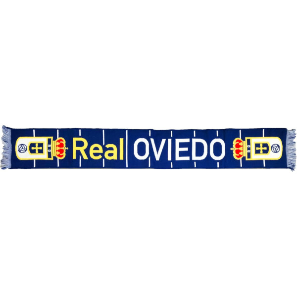 Bufanda Real Oviedo Líneas Verticales