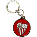 Llavero de Metal Sevilla FC Redondo Rojo