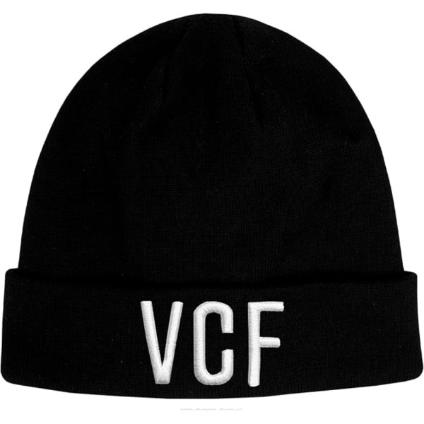 Gorro Valencia CF Siglas Negro Adulto