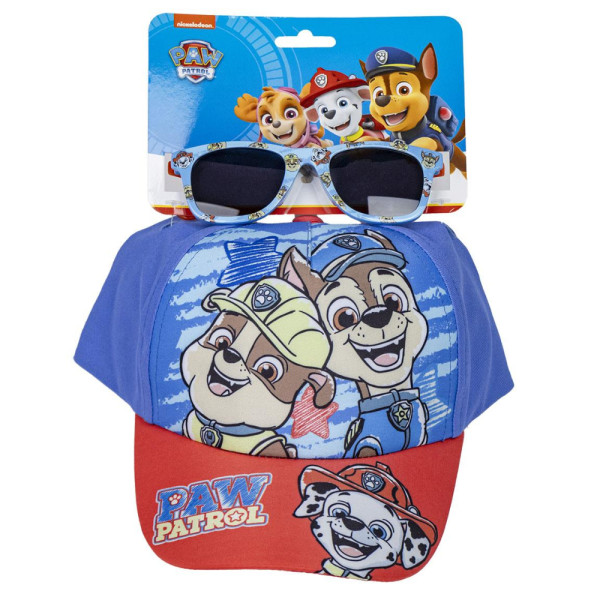 Set Gorra y Gafas Patrulla Canina Comic Azul Niño