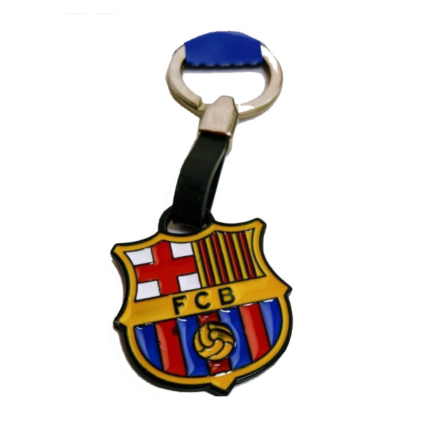 Llavero FC Barcelona Negro Esmaltado