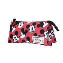 Estuche Portatodo Triple Mickey Mouse HS Blinks
