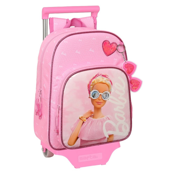 Mochila Trolley Infantil con Ruedas Barbie Girl