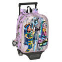 Mochila Trolley con Ruedas Guardería Monster High Best Boos