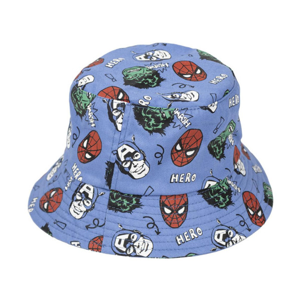 Gorro Pescador Avengers Azul Hero Niño