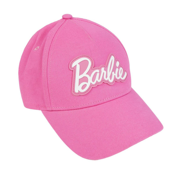 Gorra Barbie Rosa Logo Bordado Mujer