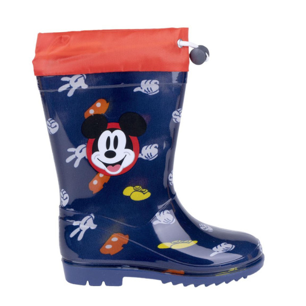 Botas de Agua Mickey Mouse Azules Puños Niño
