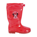 Botas de Agua Minnie Mouse Rojas Estrellas Niña