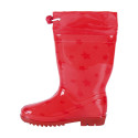 Botas de Agua Minnie Mouse Rojas Estrellas Niña