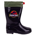 Botas de Agua Jurassic Park Negras Logo Niño