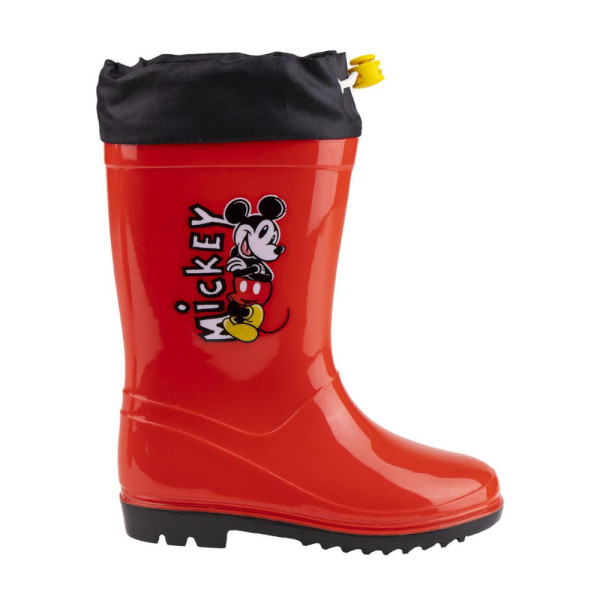 Botas de Agua Mickey Mouse Rojas Happy Niño