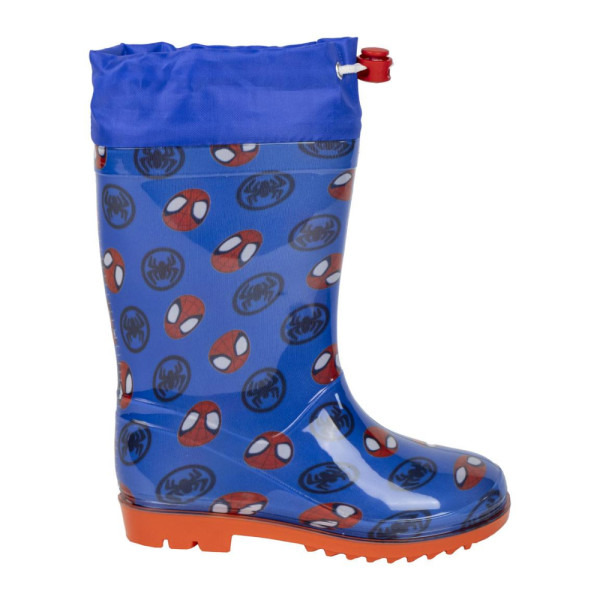 Botas de Agua Spiderman Azules Símbolos Niño