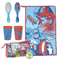 Set de Baño con Neceser Spiderman Amazing Capitán América