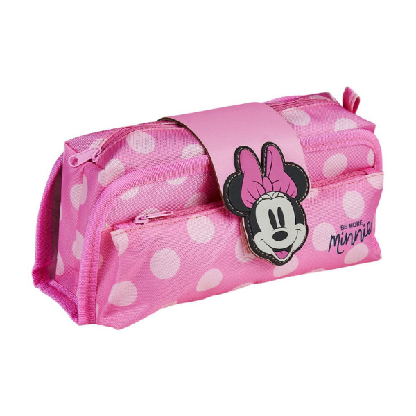 Estuche Portatodo con Velcro Minnie Mouse Face