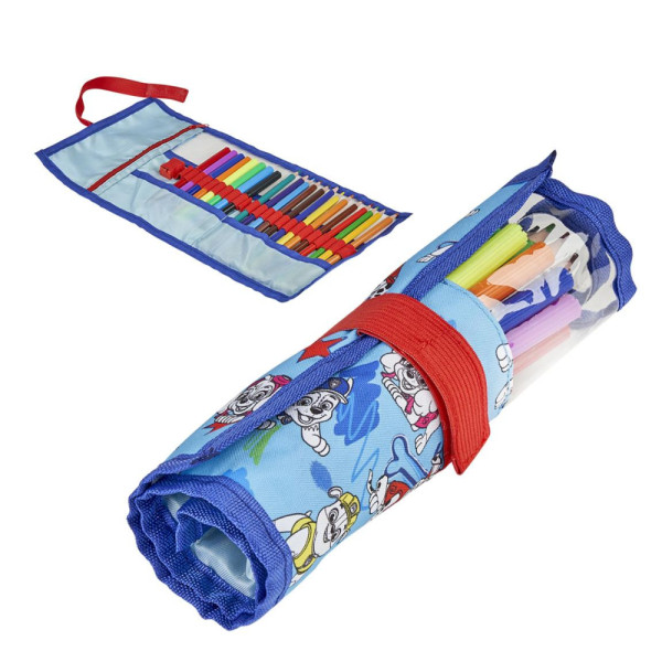 Estuche Portatodo con Material Escolar Patrulla Canina Paint