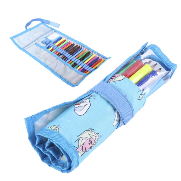 Estuche Portatodo con Material Escolar Frozen 2 Faces