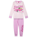 Pijama Manga Larga Barbie Car Rosa Niña