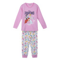 Pijama Manga Larga Princesas Disney Rosa Stars Niña
