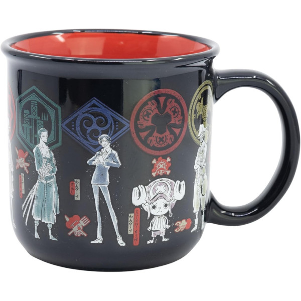 Taza Cerámica Desayuno 400 ML En Caja Regalo One Piece 