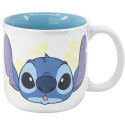 Taza Cerámica Desayuno 400 ML En Caja Regalo Stitch Palms 