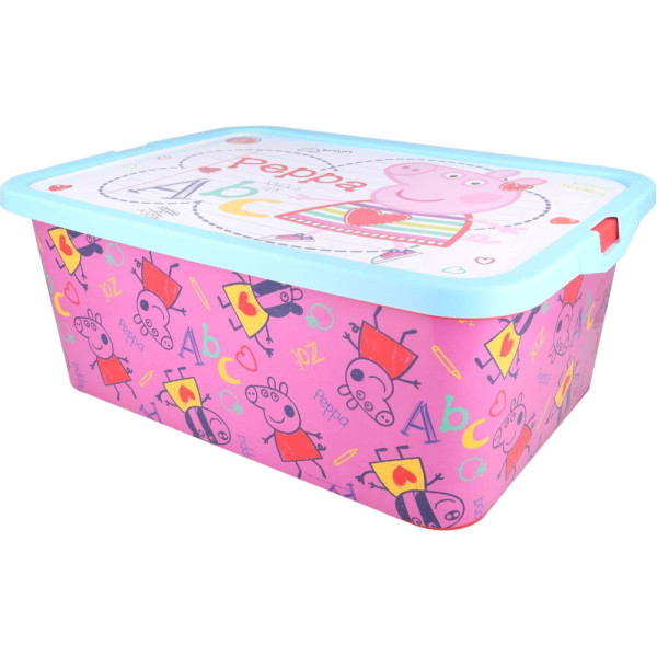 Caja de Ordenación Click 13 Litros Peppa Pig Play Cool