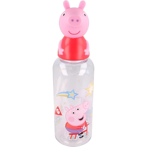 Botella Ecozen Figurita 3D 560 ML Peppa Pig