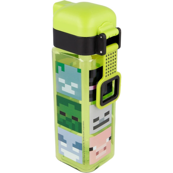 Botella Robot con Cierre 550 ML Minecraft