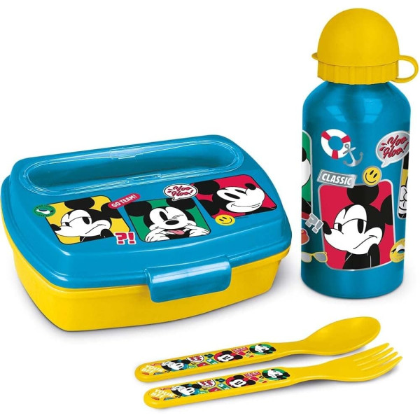 Set Urban Vuelta Al Cole 4 Pcs Mickey Mouse Fun-Tastic