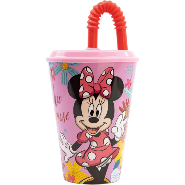 Vaso Caña Easy 430 ML Minnie Mouse Spring Look
