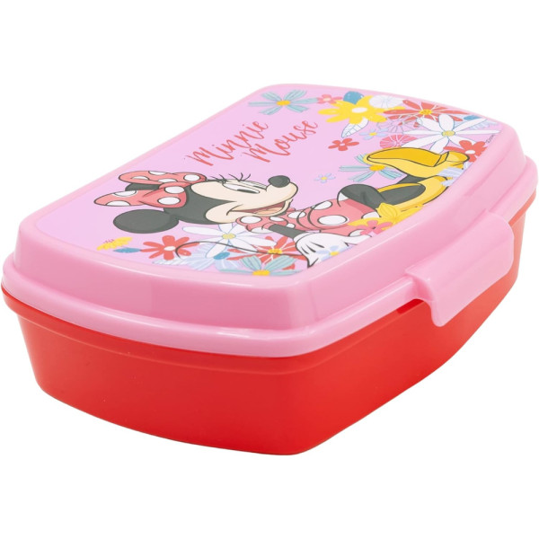 Sandwichera Rectangular Minnie Mouse Spring Look