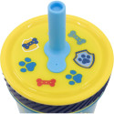 Vaso PP Antivuelco con Pajita de Silicona 370 ML Patrulla Canina Boy Hi There