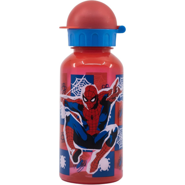 Botella School 370 ML Spiderman Arachnid Grid