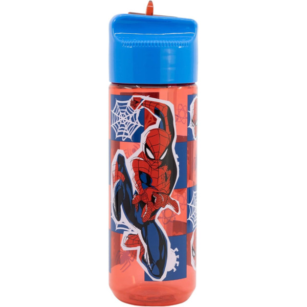 Botella Ecozen Hidro Grande 540 ML Spiderman Arachnid Grid