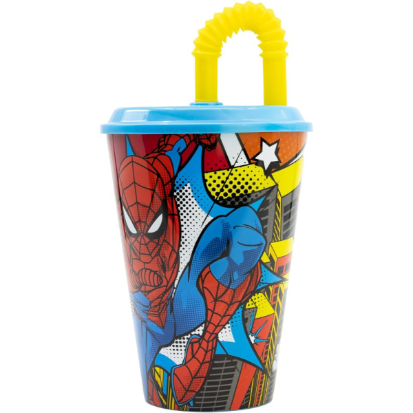Vaso Caña Easy 430 ML Spiderman Midnight Flyer