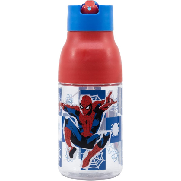 Botella Ecozen Sipper Premium 420 ML Spiderman Arachnid Grid