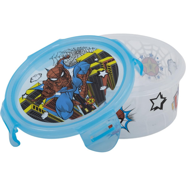 Recipiente Redondo 270 ML Spiderman Midnight Flyer