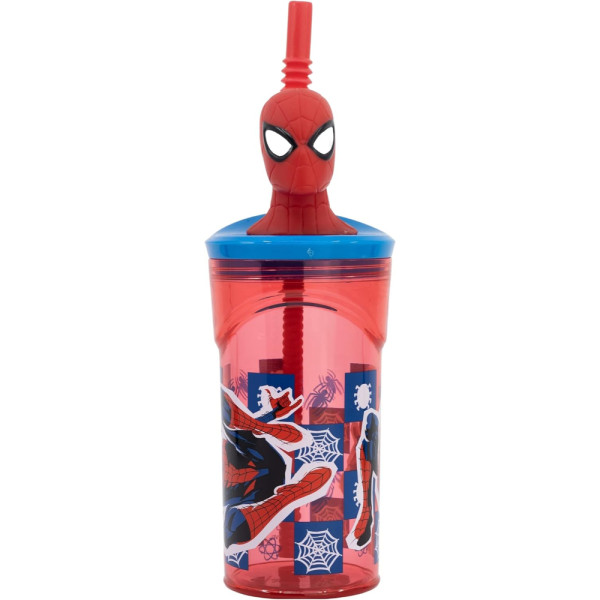 Vaso Figurita 3D 360 ML Spiderman Arachnid Grid