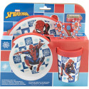 Set 5 Pcs Antideslizante Premium Bicolor En Estuche Spiderman Arachnid Grid