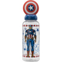 Botella Ecozen Figurita 3D 560 ML Avengers Invincible Force Capitán América