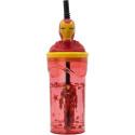 Vaso Figurita 3D 360 ML Avengers Invincible Force Iron Man