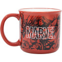 Taza Cerámica Desayuno 400 ML En Caja Regalo Marvel Pattern