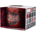 Taza Cerámica Desayuno 400 ML En Caja Regalo Marvel Pattern