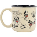 Taza Cerámica Desayuno 400 ML En Caja Regalo Mickey Mouse Vintage 