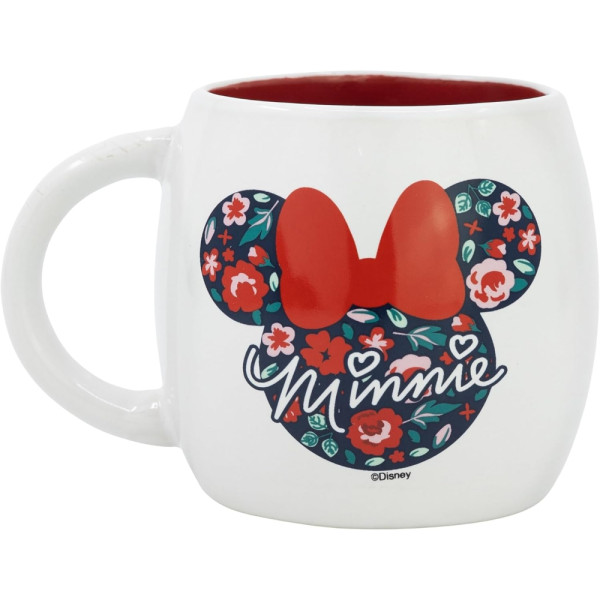 Taza Cerámica Globe 380 ML En Caja Regalo Minnie Mouse Gardening 