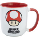 Taza Cerámica Elite 380 ML En Caja Regalo Super Mario 